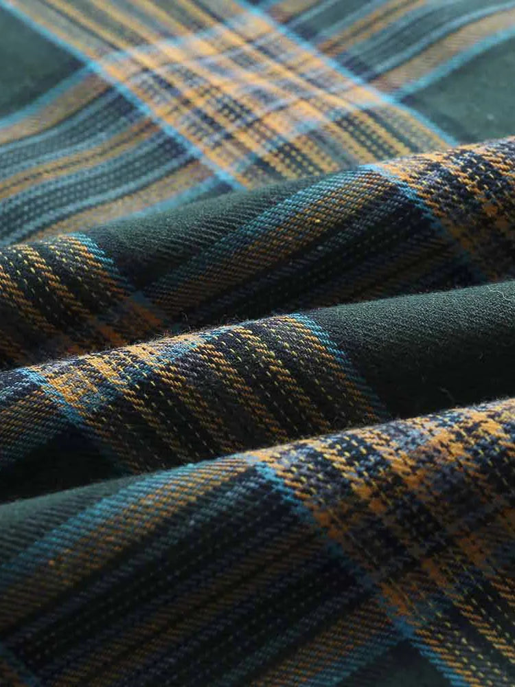 PLAIDPOISE DRESS – Heritage Swing in Cotton-Poly Structure