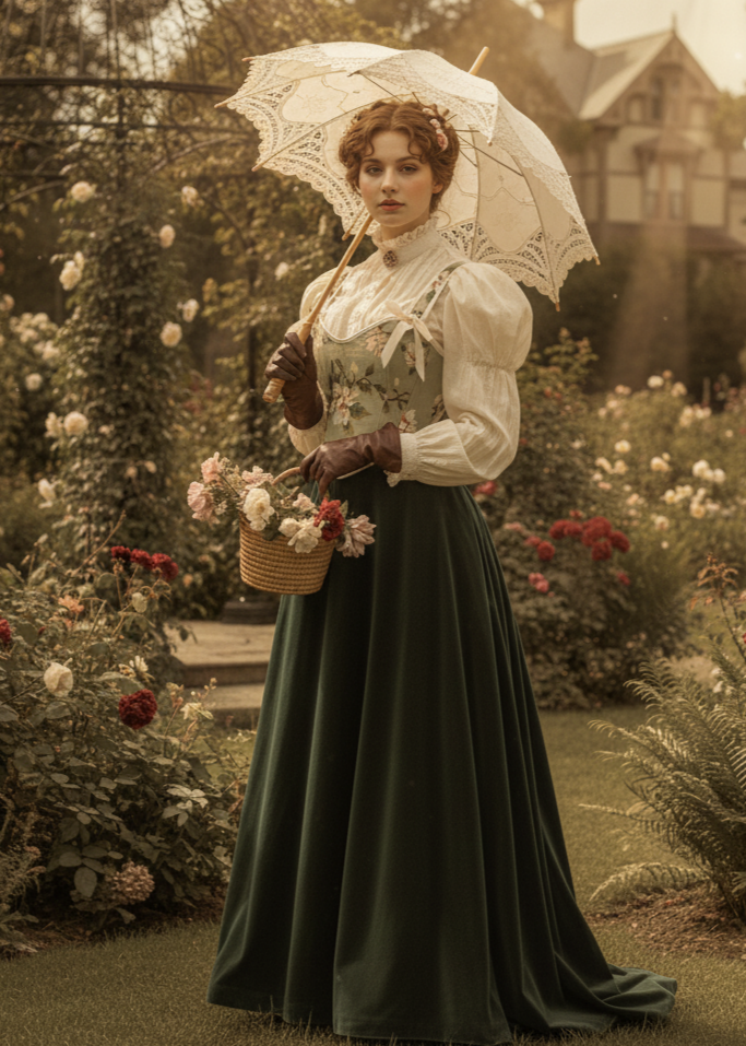 Vintage Tapestry Floral Corset Top - Embrace Your Inner Romantic