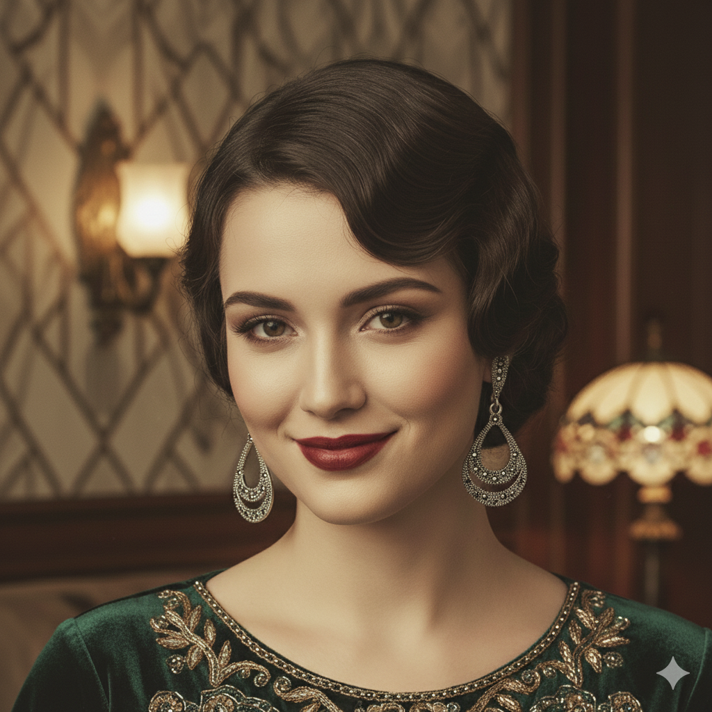 Velvet Relic Teardrop Earrings