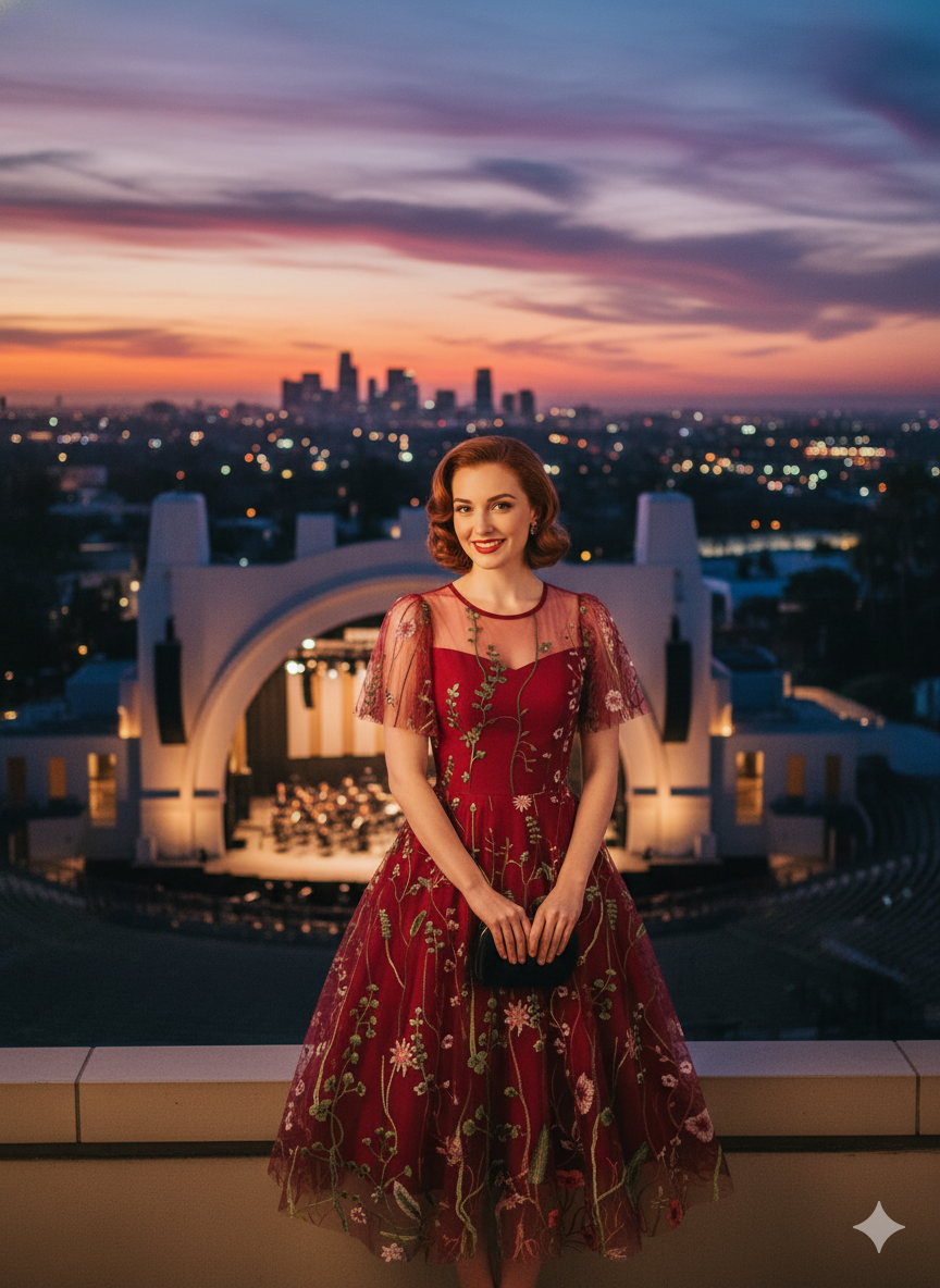 Enchanting Elegance: The "Floral Reverie" Embroidered Mesh Dress!