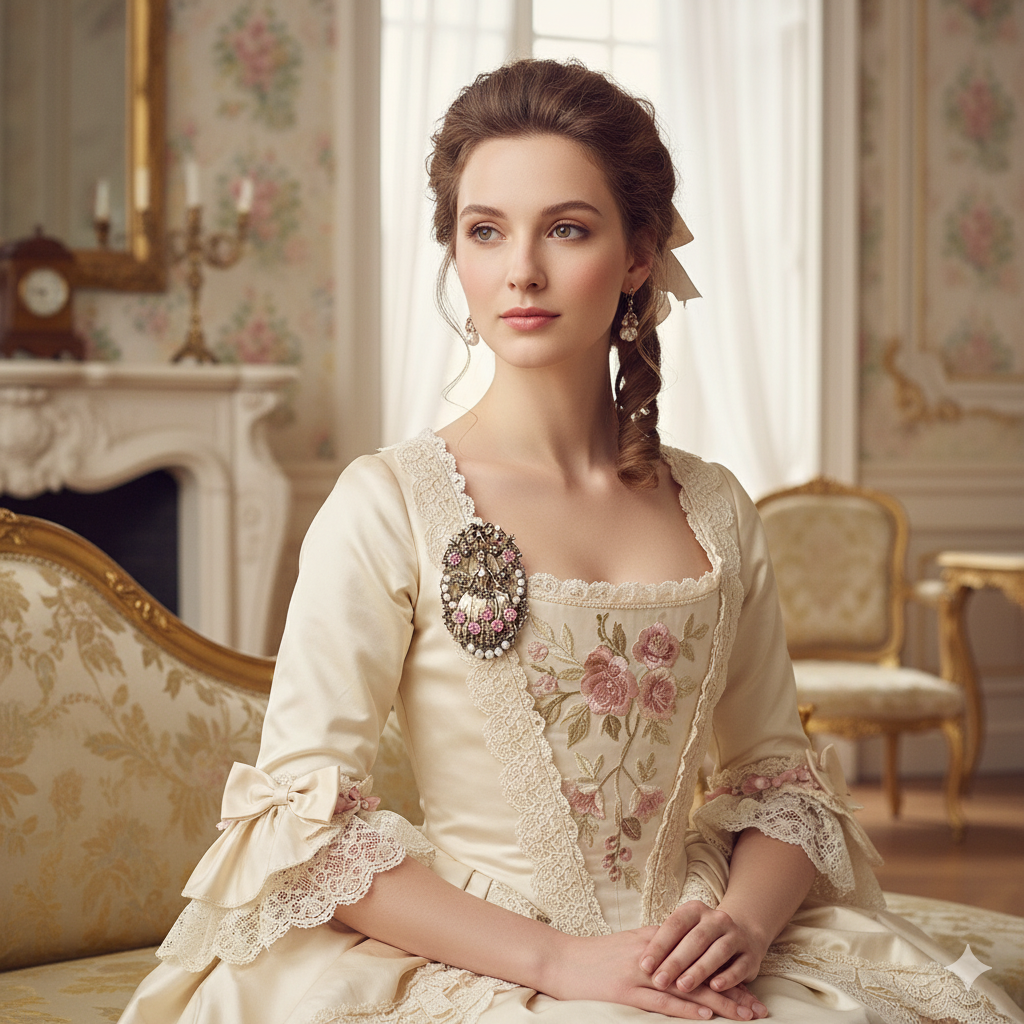 Victorian–Edwardian Goddess Brooch