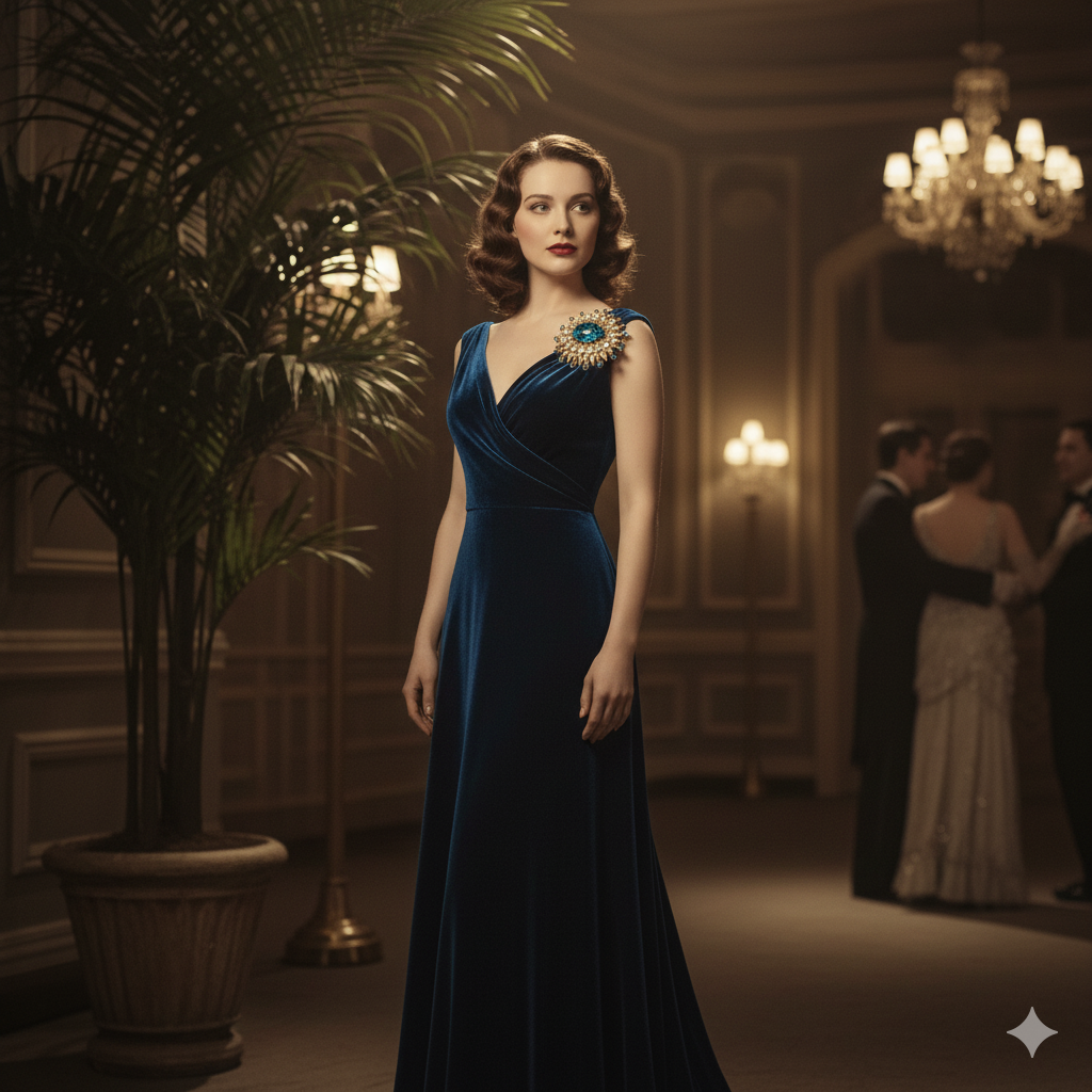 Vintage 1970s Glamour Starburst Crystal Brooch