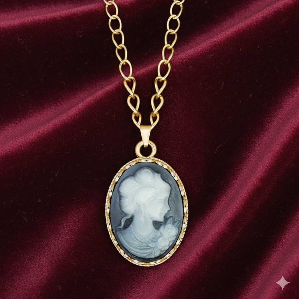 Victorian Cameo Pendant Necklace (1890s Inspired)