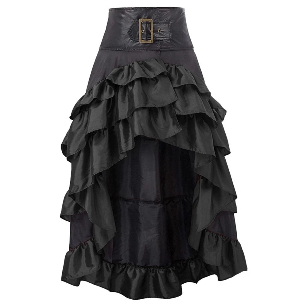 "Iron Veil" Steampunk Era Skirt