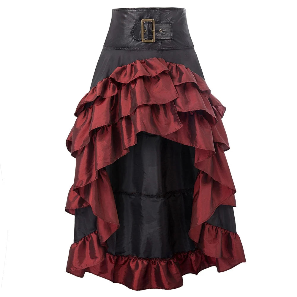 "Iron Veil" Steampunk Era Skirt