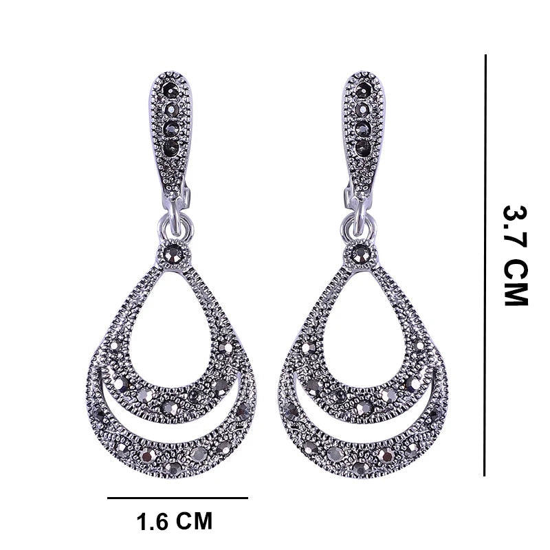 Velvet Relic Teardrop Earrings