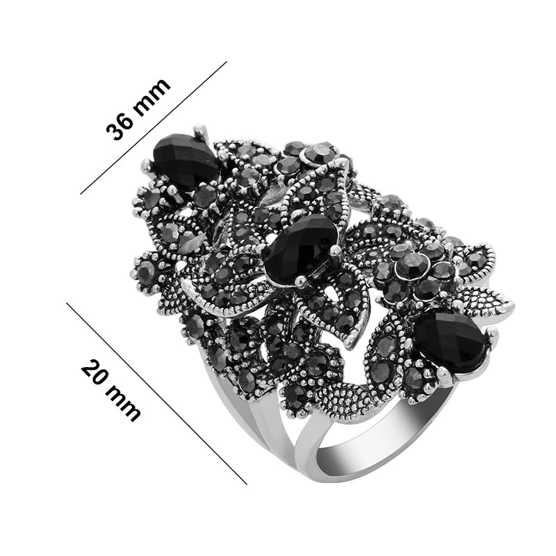 Thorned Empress Statement Ring