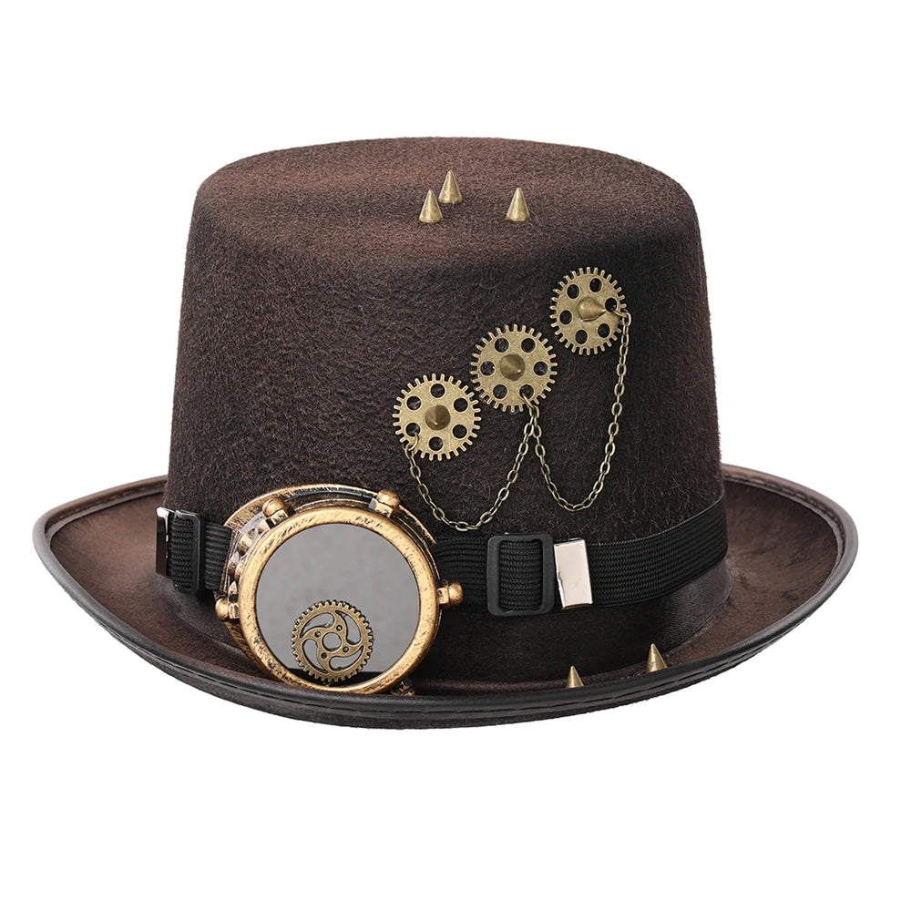 "Gearspire" Steampunk Top Hat