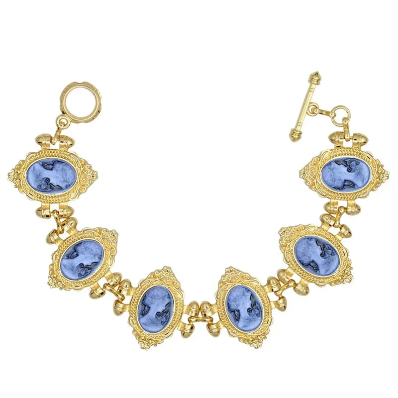 Victorian Cameo Bracelet (1890s Inspired)