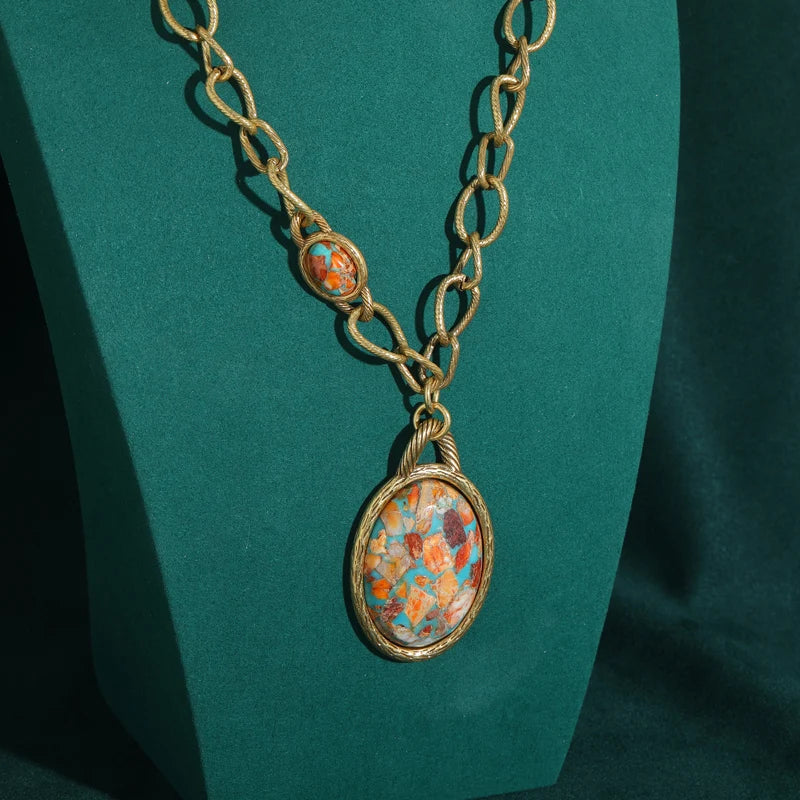 Vintage Navigational Map Pendant Necklace