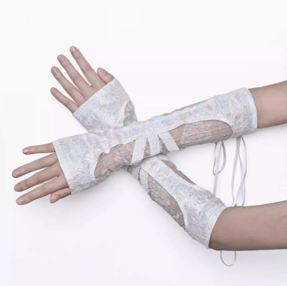 "Chrono Lace" Steampunk Gloves