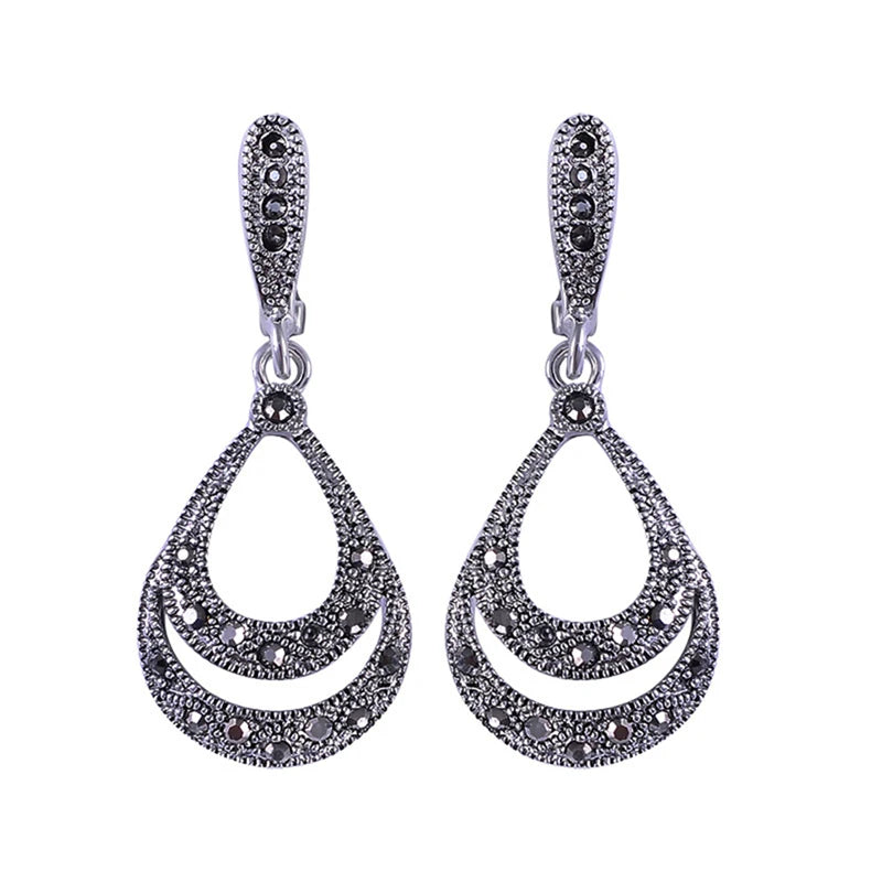 Velvet Relic Teardrop Earrings