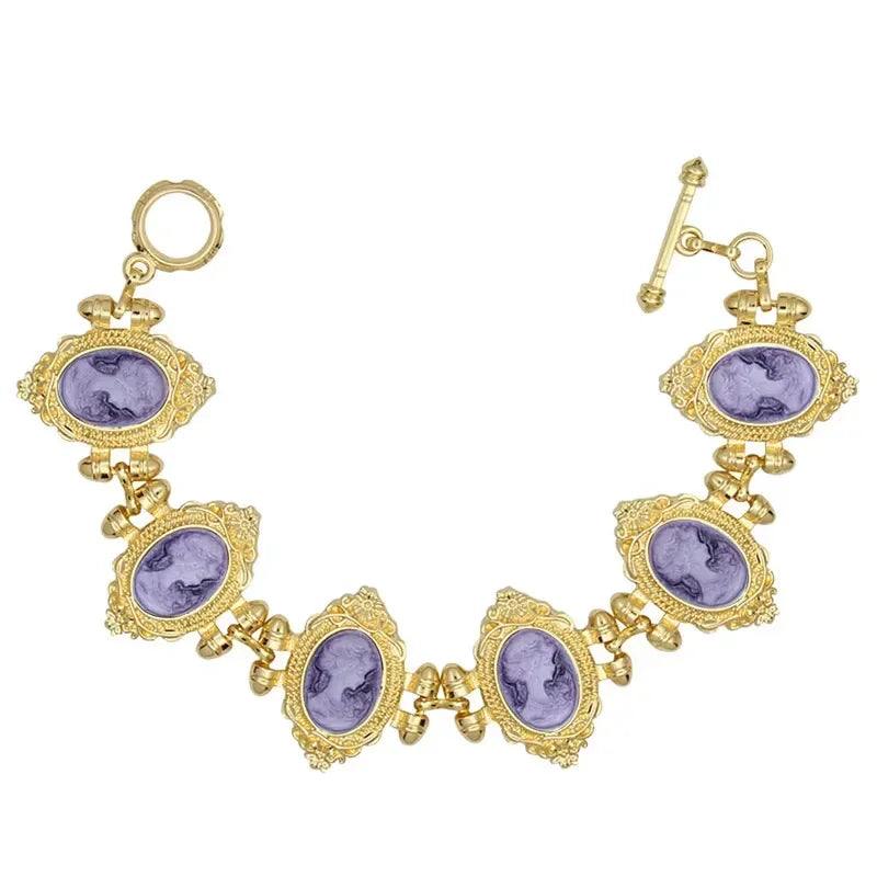 Victorian Cameo Bracelet (1890s Inspired)