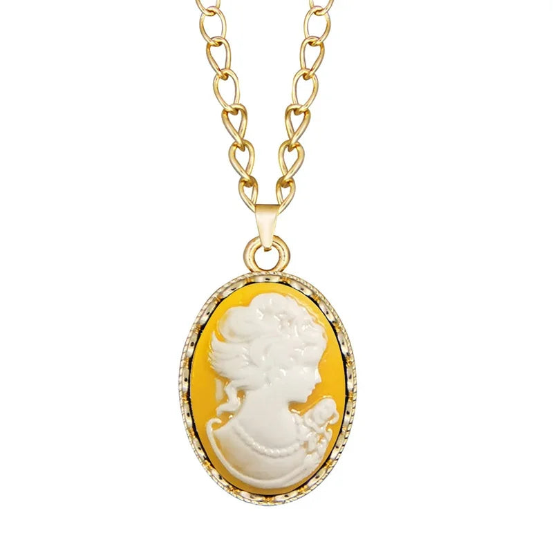 Victorian Cameo Pendant Necklace (1890s Inspired)