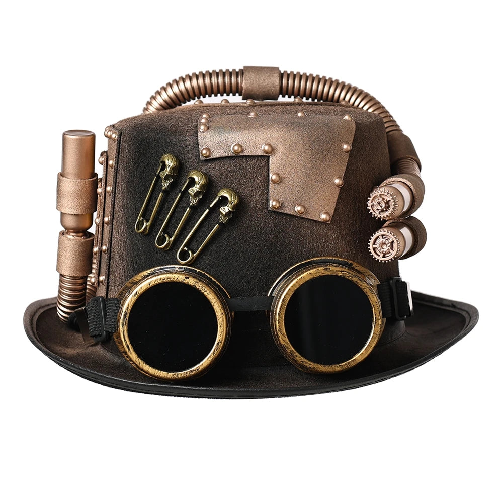 "Gearspire" Steampunk Top Hat
