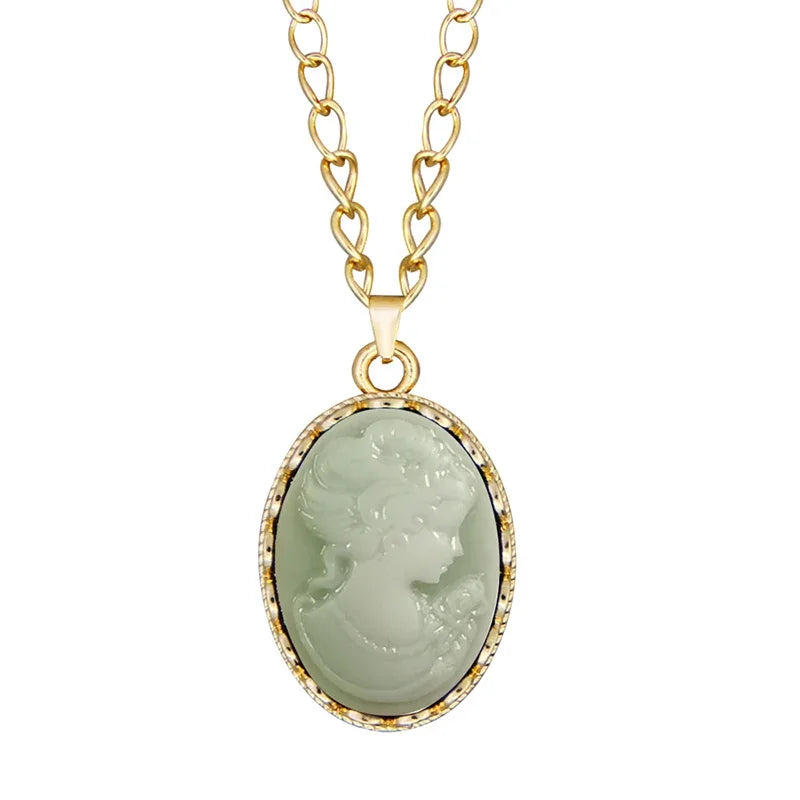 Victorian Cameo Pendant Necklace (1890s Inspired)