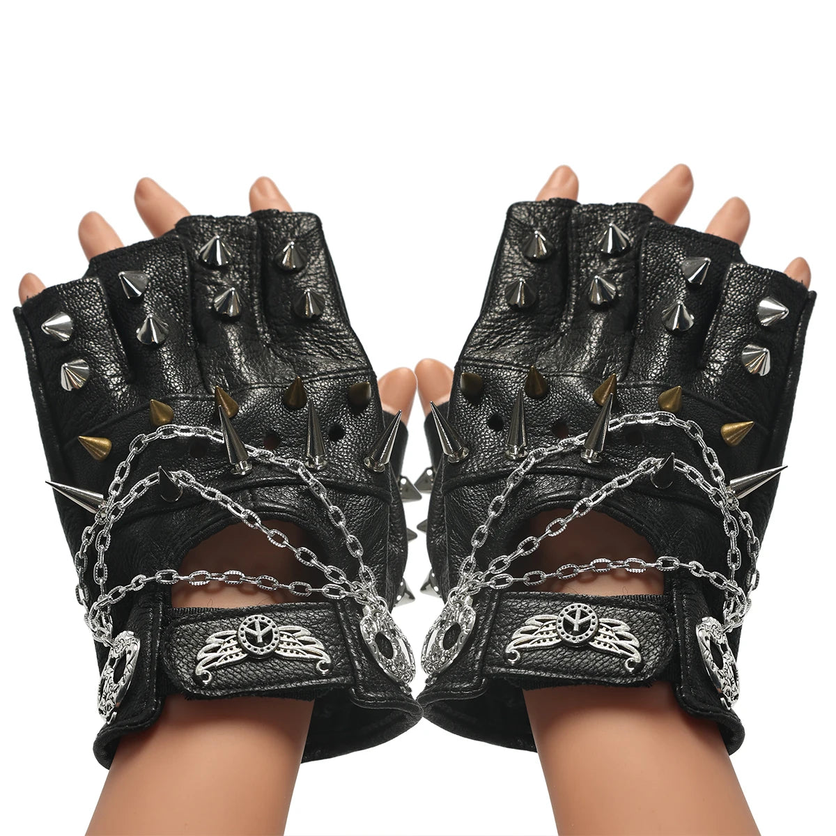 "Chrono Grip" Steampunk Compass Gloves – Unisex