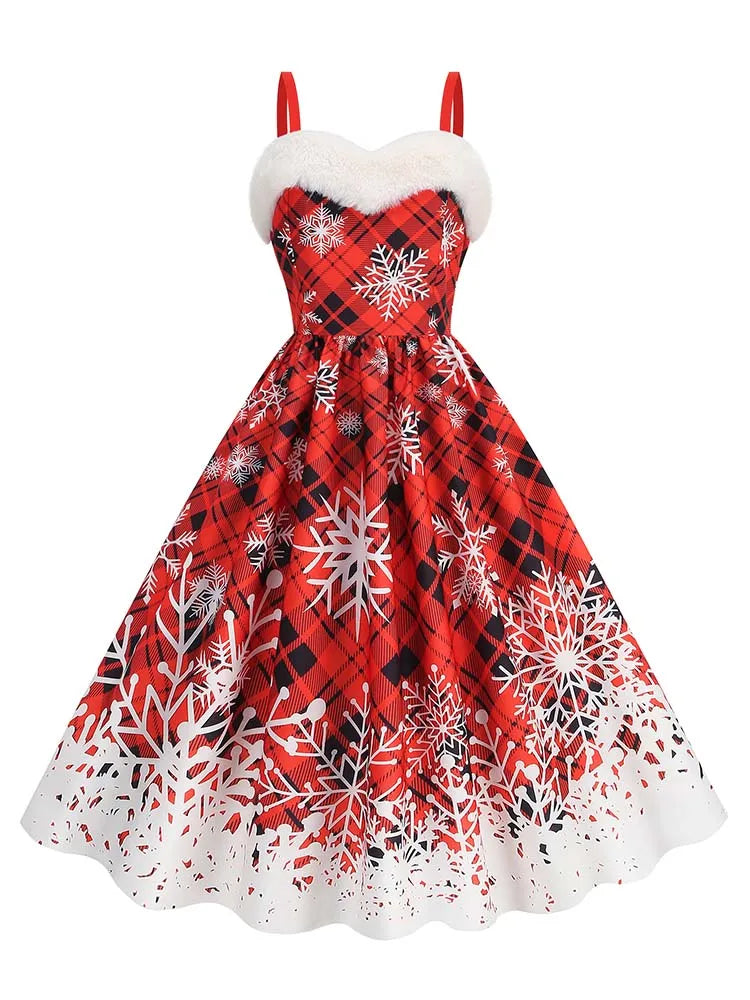 Holiday Vintage Swing Dress