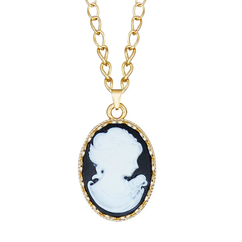 Victorian Cameo Pendant Necklace (1890s Inspired)