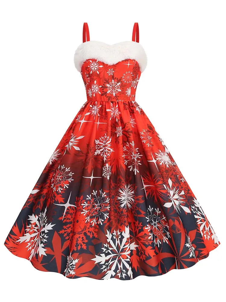 Holiday Vintage Swing Dress