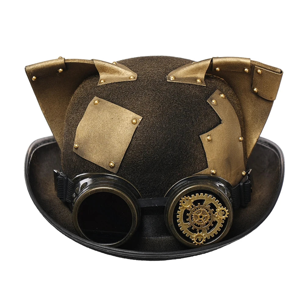 "Gearspire" Steampunk Top Hat