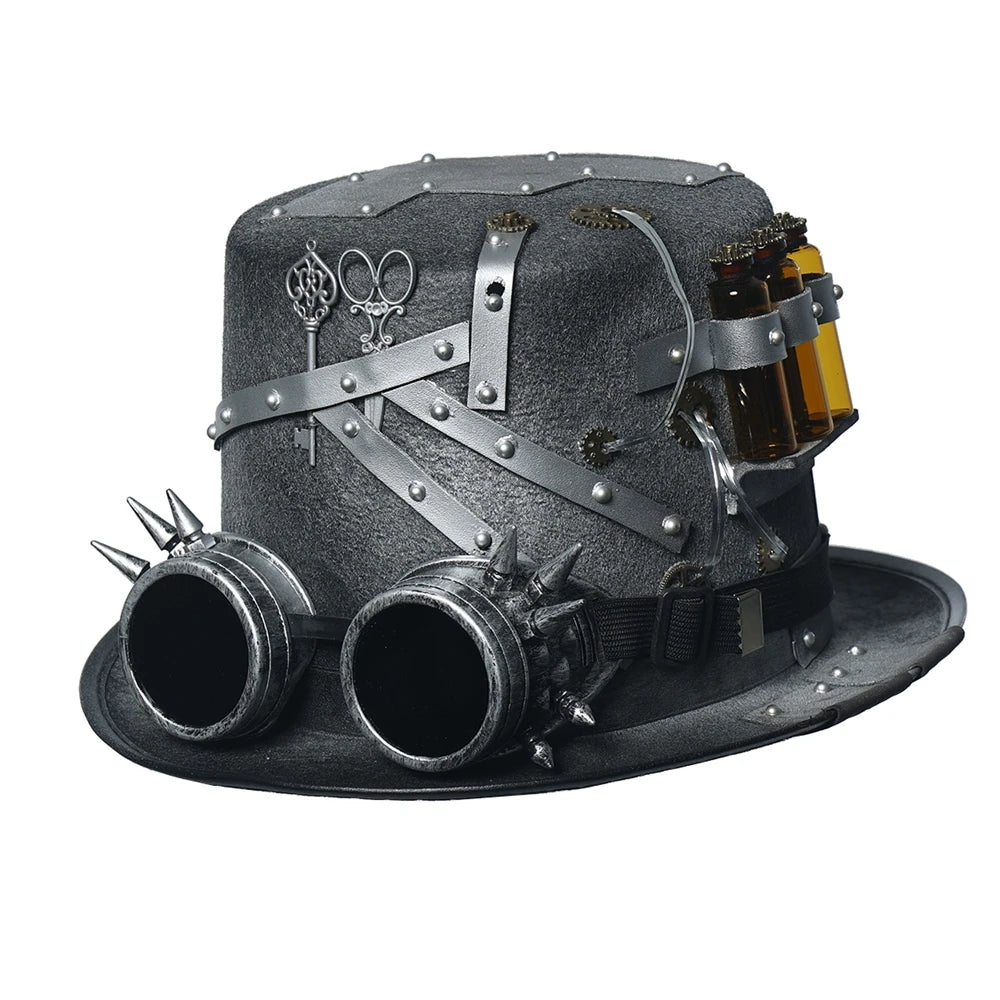 "Gearspire" Steampunk Top Hat