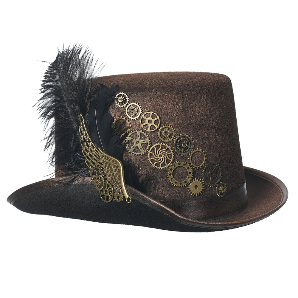 "Gearspire" Steampunk Top Hat