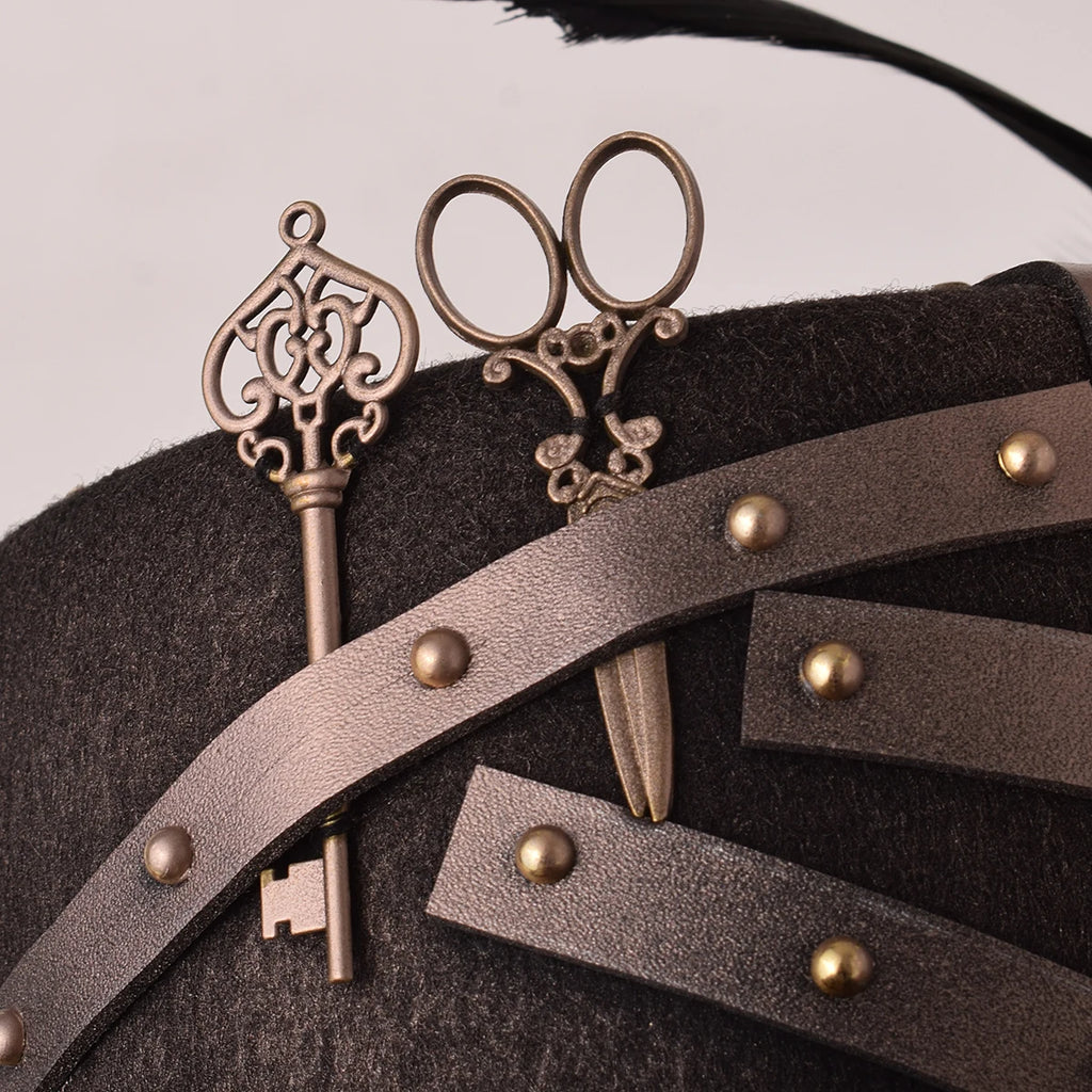 "Gearspire" Steampunk Top Hat